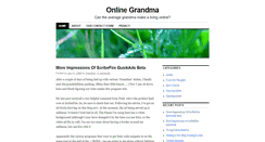 Desktop Screenshot of onlinegrandma.com