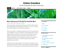 Tablet Screenshot of onlinegrandma.com